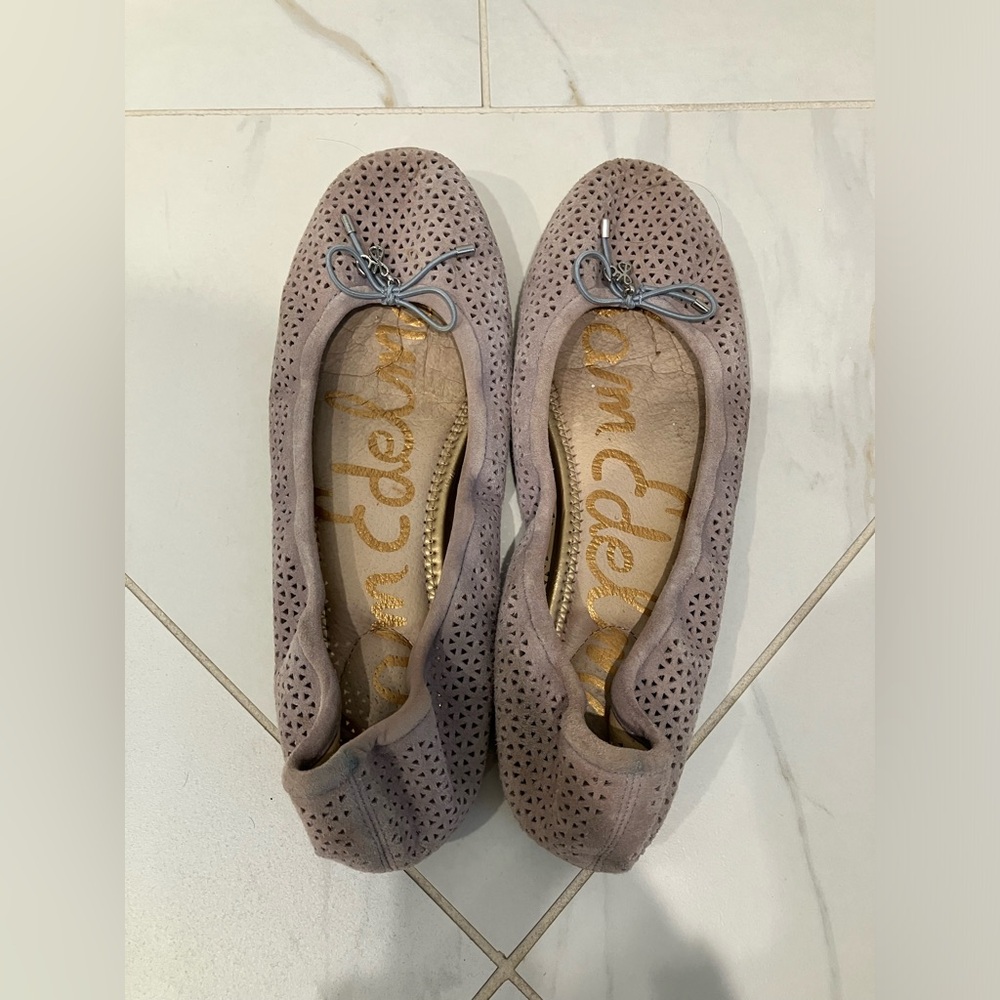 Sam Edelman light blue suede foundation size 7